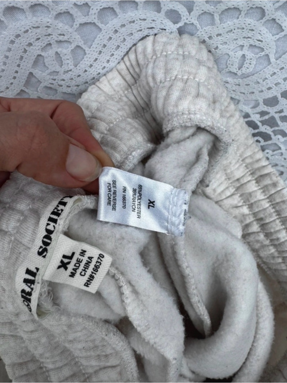 Social Society Wide Leg Sweatpants Size xl